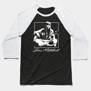 Retro Love Folk Joni Fan Art Design Baseball T-Shirt